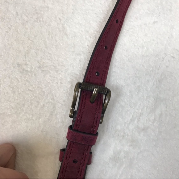 NWOT Frye zip camera bag sangria cross body. From smoke free home . Great bag - Picture 7 of 7